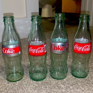 coke bottles